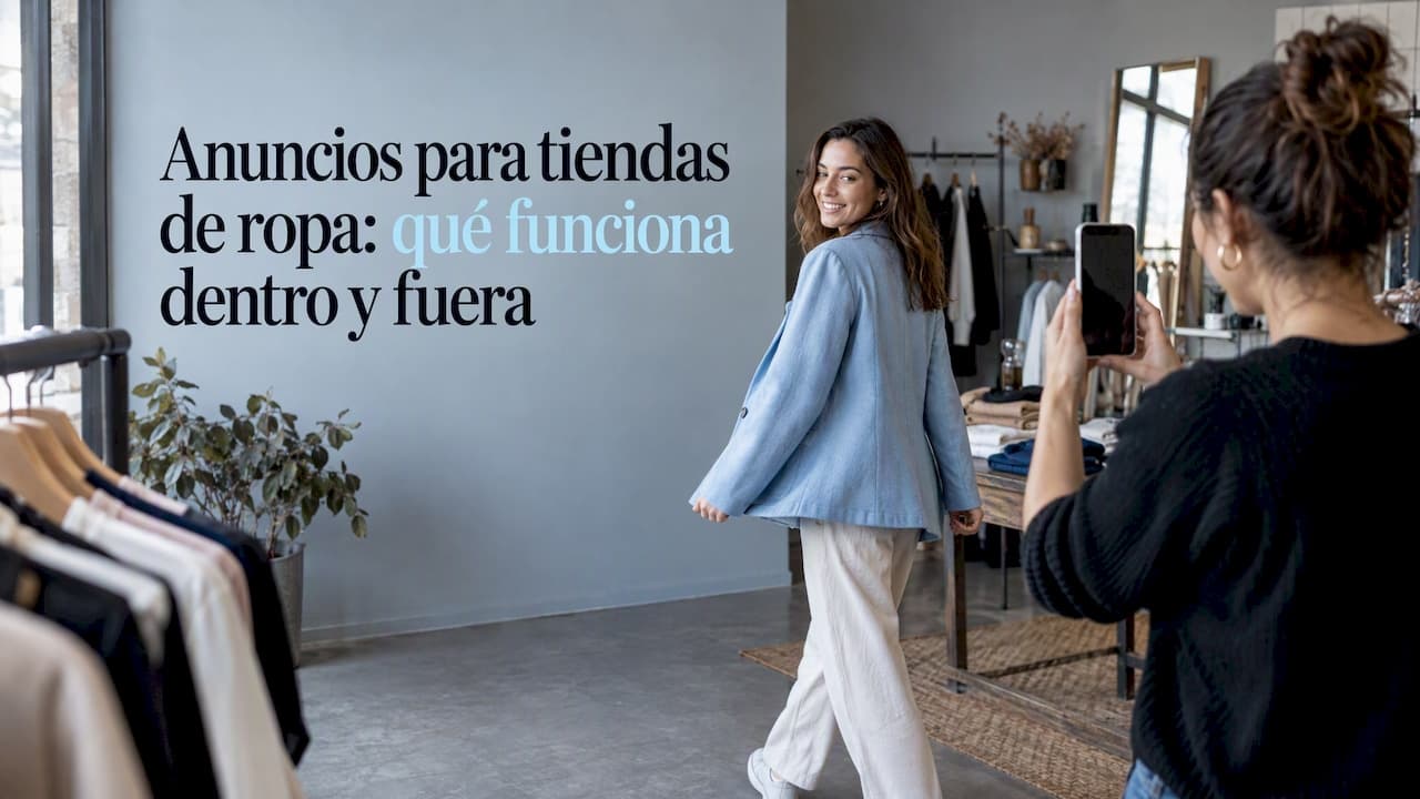 Anuncios para tiendas de ropa: qué funciona dentro y fuera