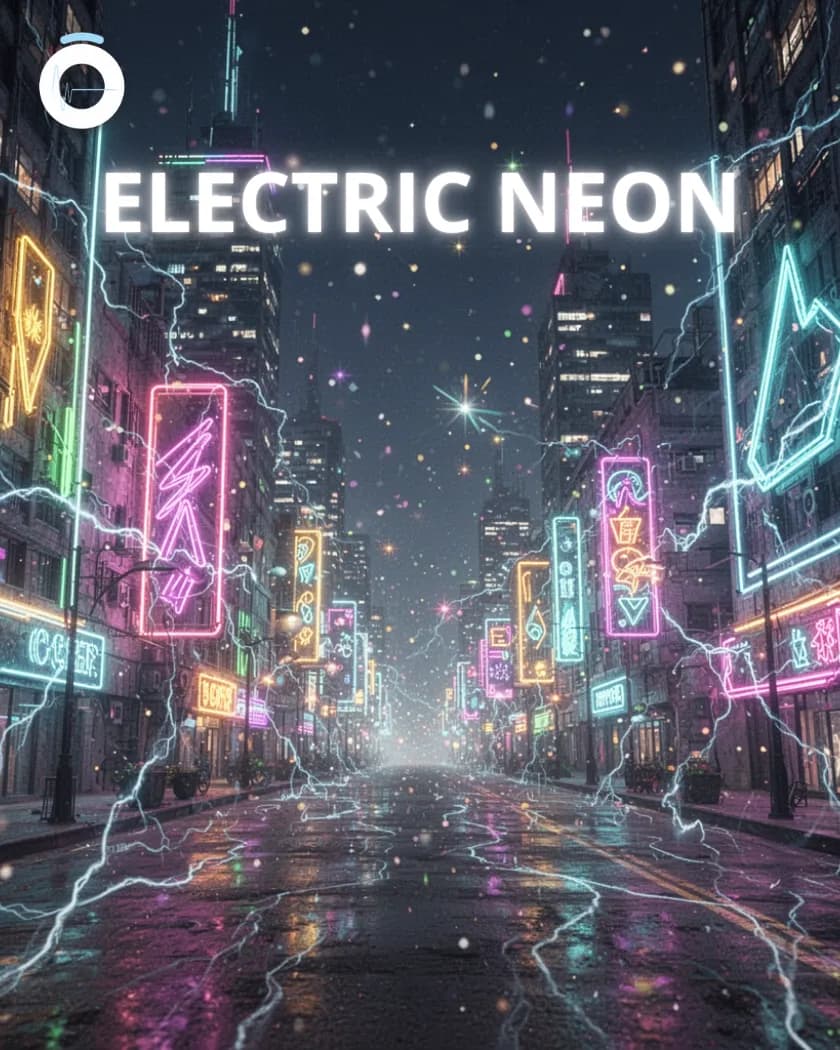Electronic Neon - Hilo musical libre de derechos para negocios Playlist de hilo musical sin SGAE: Electronic Neon - Ondeón